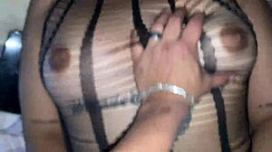 this rica morena spreads her legs wide just for me, inviting my touch