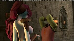 Busty elf dominates and gets rewarded with cock