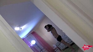 Eva's first threesome with deepthroat and doggystyle action.