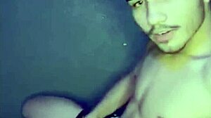 Gay guy jerks off hard until he cums