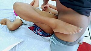 First anal on xvideos with teacher pounding my tight juicy ass hard.