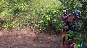 Bbw Lady Squirts During Hardcore Outdoor Doggystyle In Bush