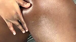 Phat Ass Booty Wanted All My Cum in Her Tight Ebony Pussy