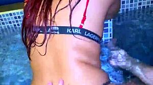 Quick Fuck with Stepsister in Pool