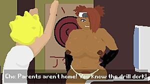 Asian Hentai Femdom Rides Big Cock