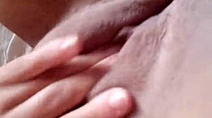 I'm addicted to masturbating, touching my small tits to orgasm