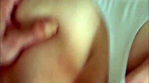 French amateur in satin lingerie from 1983