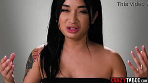 small tits asian milf avery black masturbating solo 😏