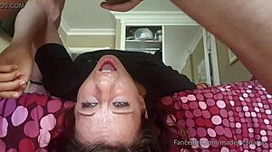 horny teen babe begs for mouth fucking until cumshot