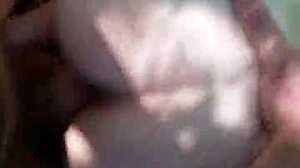 Blonde ponytail bent over for outdoor doggystyle cumshot.