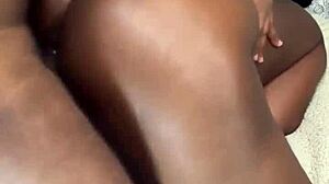 Phat Ass Booty Wanted All My Cum in Her Tight Ebony Pussy