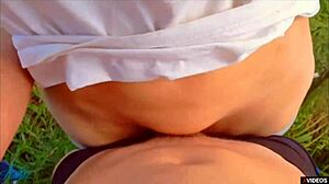 CUM in PANTIES COMPILATION - Rough Outdoor Creampie POV!