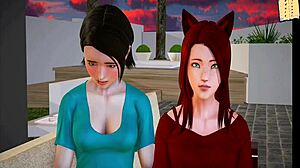 my new family 286 featuring a redhead teen character