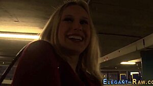 european woman performs titty fuck