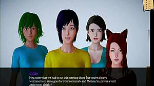 my new family 286 featuring a redhead teen character