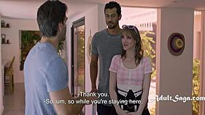 Landlord's Weird Open Door Policy Leads To Group Threesome With Monster Cock