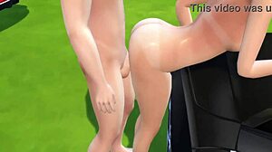 Young Girl Gets Anal in the Car!