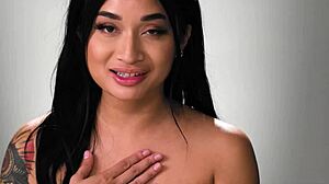 small tits asian milf avery black masturbating solo 😏