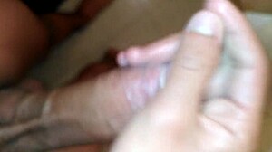 Enjoying a relaxing masturbation session