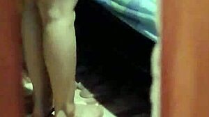 I spy on my best friend's mom, she says 'fuck my ass'