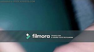 Hot Amateur Gets Fucked Between Guys in Wonderful Scene