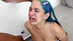 Big Lips Latina Submissive in Face Fuck Tour Blowjob Session