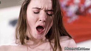 Yo, horny stepsisters Hazel and Vanessa bang busty stepmom! 🔥