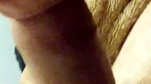 johnny enjoys a subtle blowjob from the blonde beauty