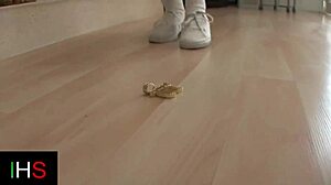 fuck that sexy blonde's pussy and cum on her tits