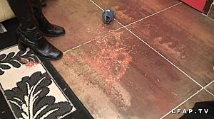 amateur brunette in casting gets anal and fisted intensely