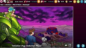 hentaiheroes plain of rituals 9 with monster cock