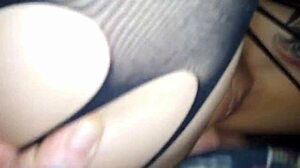 The Horny Secretary Gets Fucked After Dildo Play, With Cum On Her Glasses And Ripped Clothes