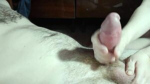 Wanking Cock Until I Ride Him Hard With My Tight Cunt On Top.