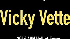 After riding a cock like a cowgirl nasty vicky vette gets a facial