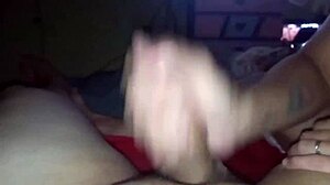 This little slut caught me watching porn again and jerked me off until I came hard!