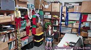 Caught Real Redhead Teen Receives Emotional Facial