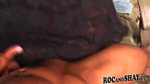 Sext Ebony Couple Enjoys BBQ Party with Girlfriend and Hood Vibes