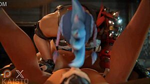 Junker queen dominates thief with rough creampie