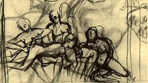 Vintage erotic drawings collection