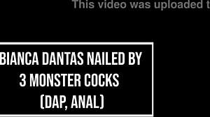 bianca dantas, 19, smashed by 3 huge cocks! 😱