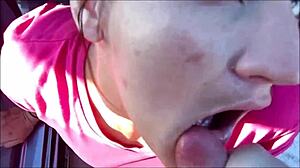 michelle simpson swallows cum in pov.