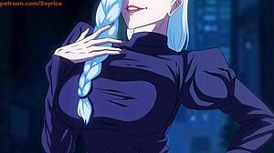 Mei mei gives a good blowjob to endowed guy. Outdoors in public.