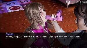 I'm the nympho tamer in this 3d hentai, puni��o 12