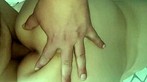 Big-Assed Chubby Babe Gets Hairy Creampie POV