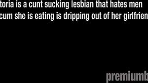 premium bukkake - victoria swallows 81 huge mouthful cum loads 😍