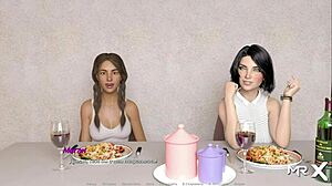 milf babe, masturbating in shower?