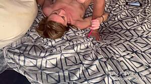 Fucking a FetSwinger Met at Concert While Cuck Husband Watches