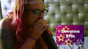 savanna star with huge dildo