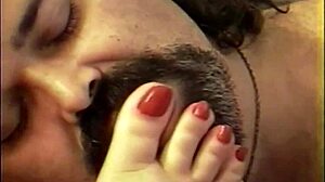 Cailleach Mara performs foot worship and squirts