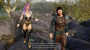 Shaved pussy babe in forbidden fantasy blowjob and cumshot